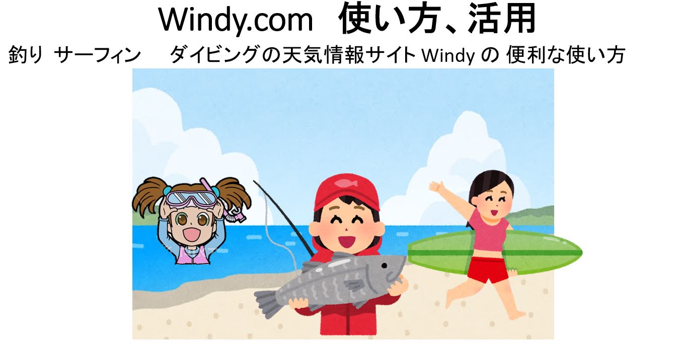 Windy.com 使い方、活用