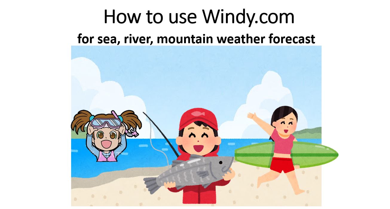 How to use Windy.com for sea, river, mountain weather forecast