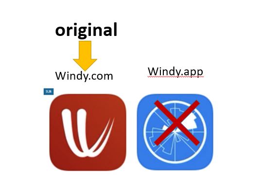 (Windy.com) and (Windy.app).
